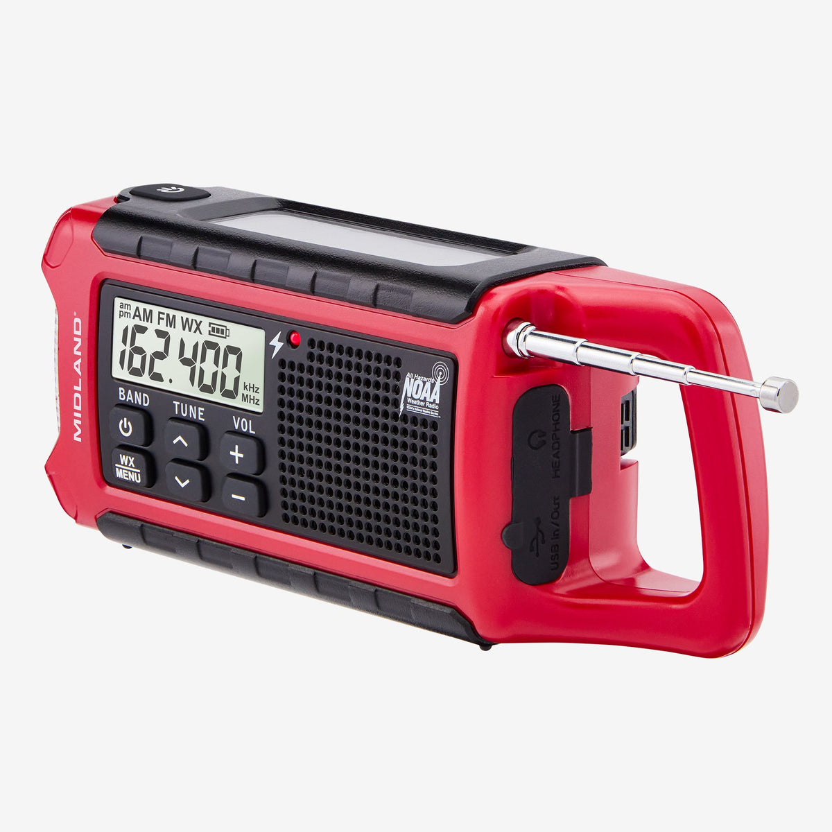 Midland ER210 Emergency Crank Weather Radio