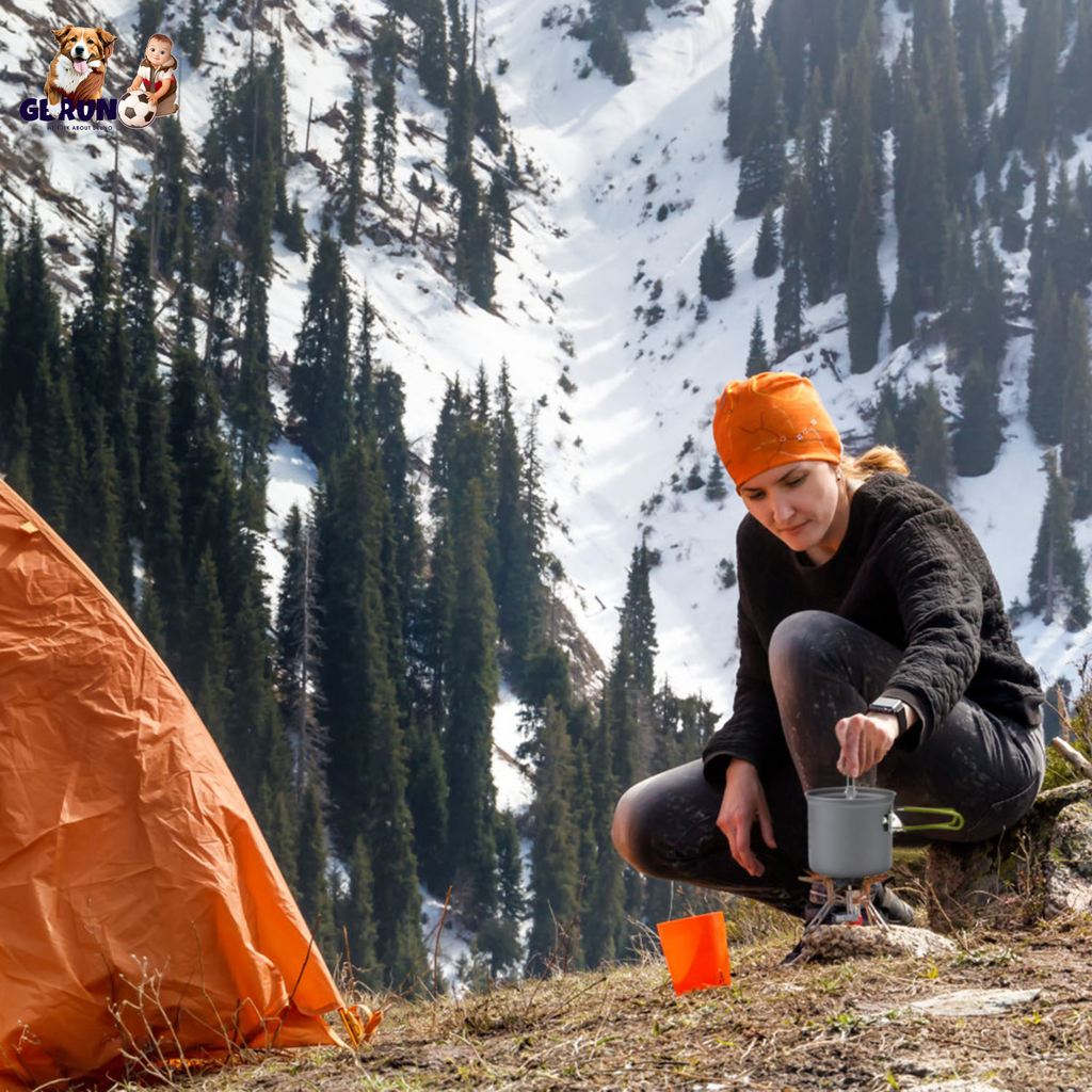 8-Piece Camping Cookware Set