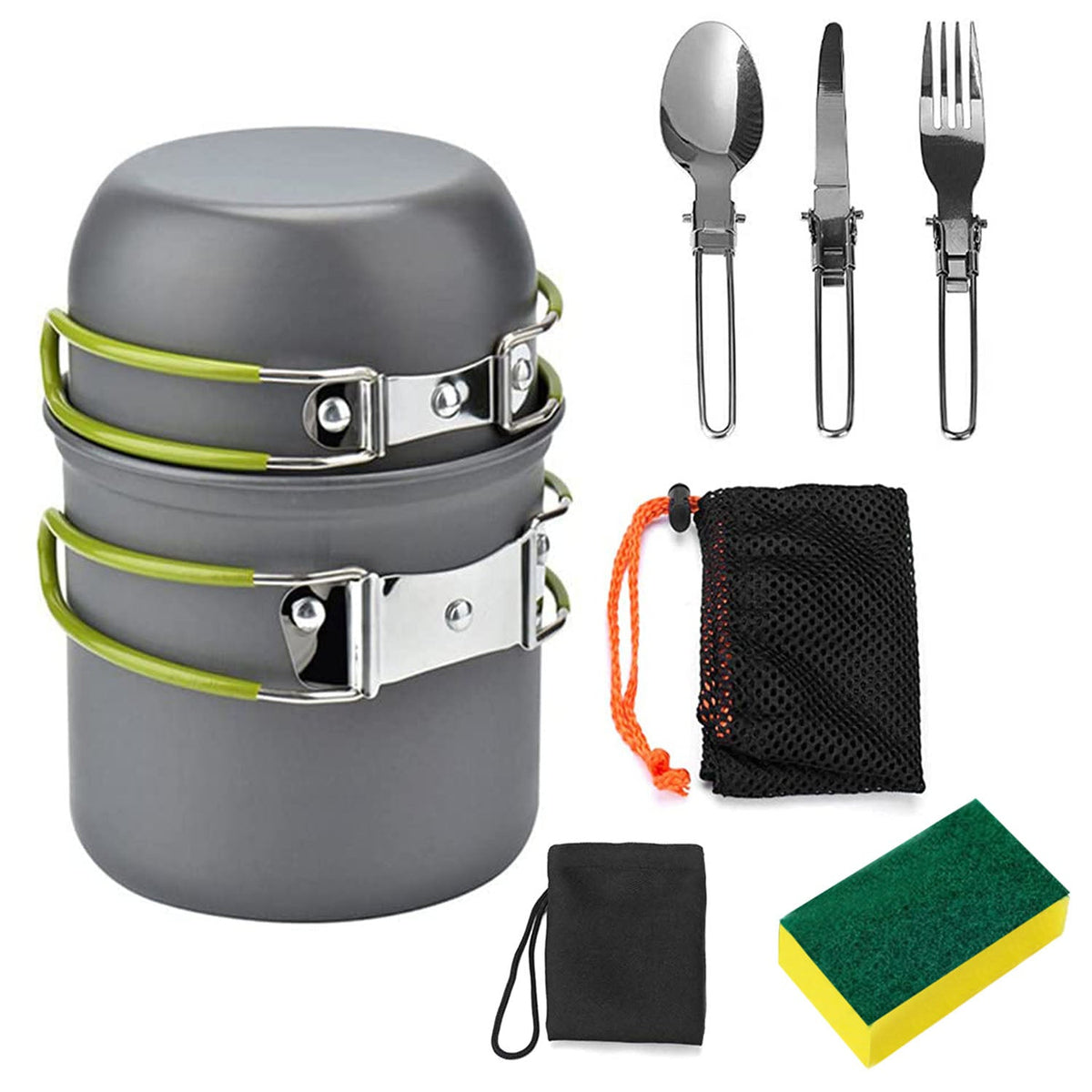8-Piece Camping Cookware Set