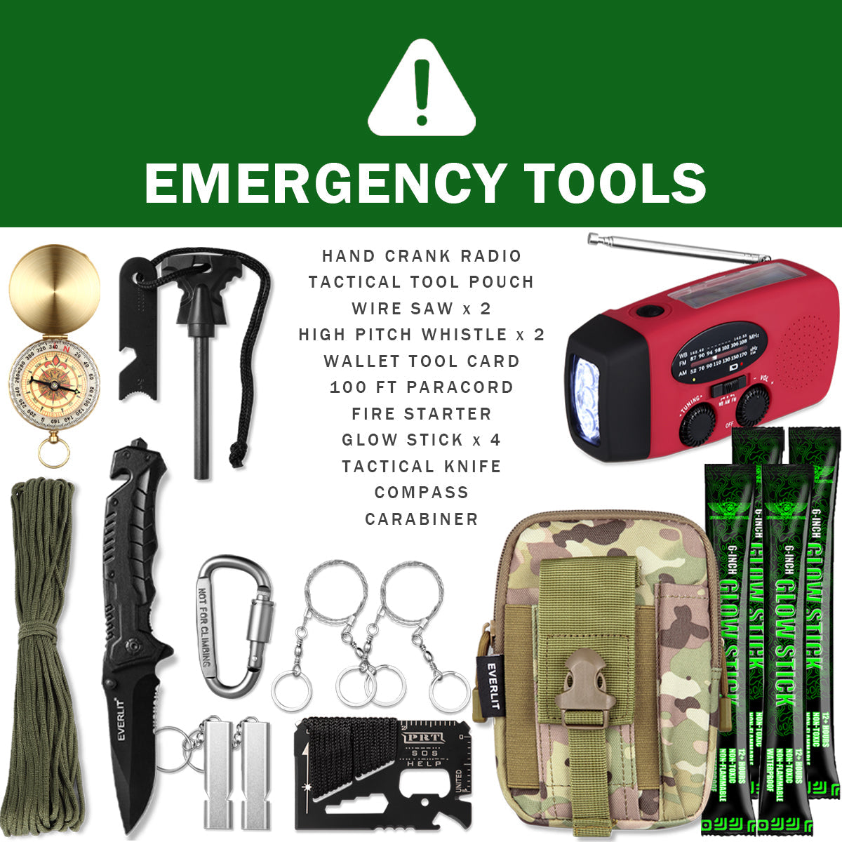 Everlit Storm II 2-Person 72-Hour Emergency Kit