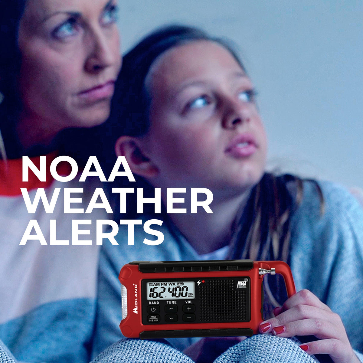 Midland ER210 Emergency Crank Weather Radio