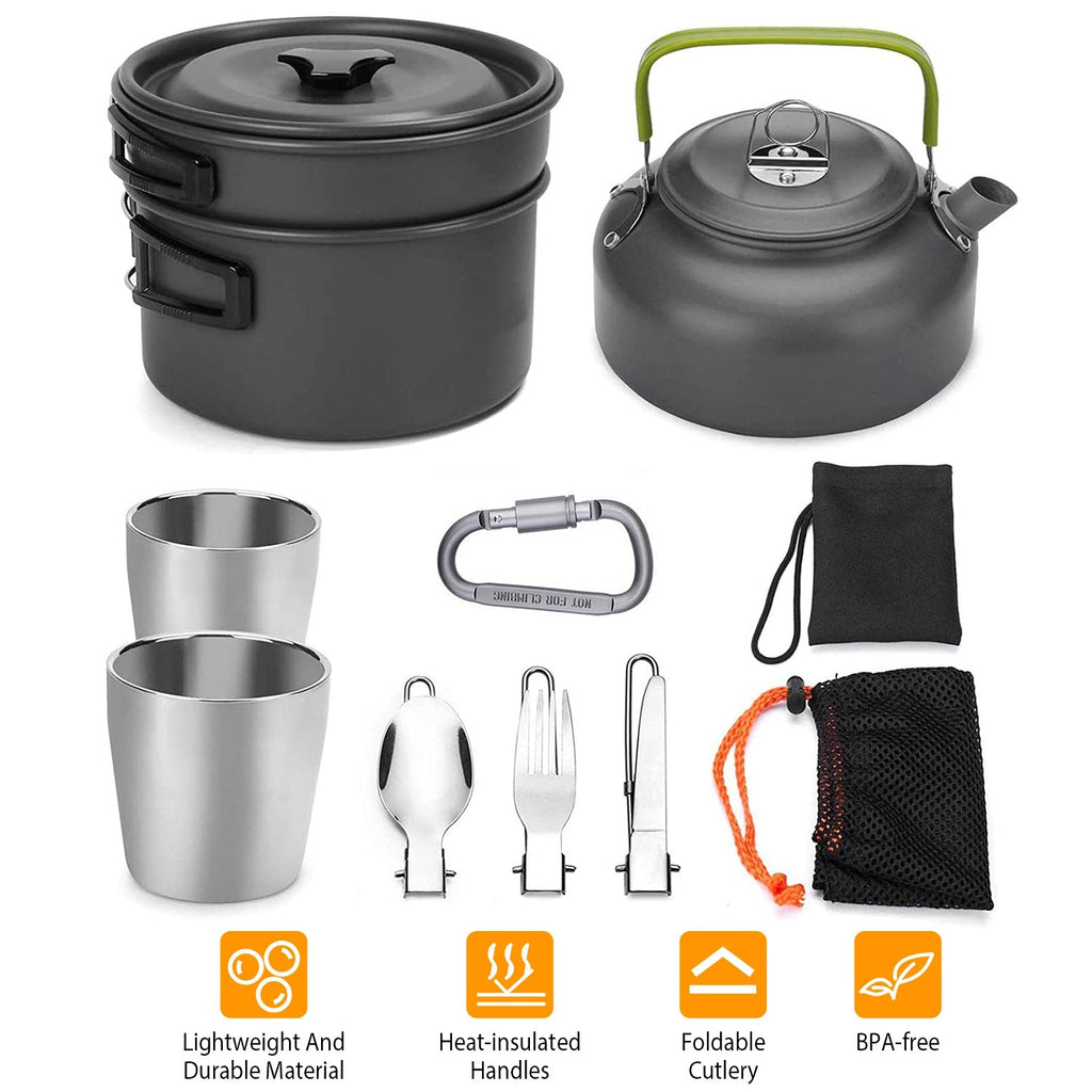 12-Piece Camping Cookware Set