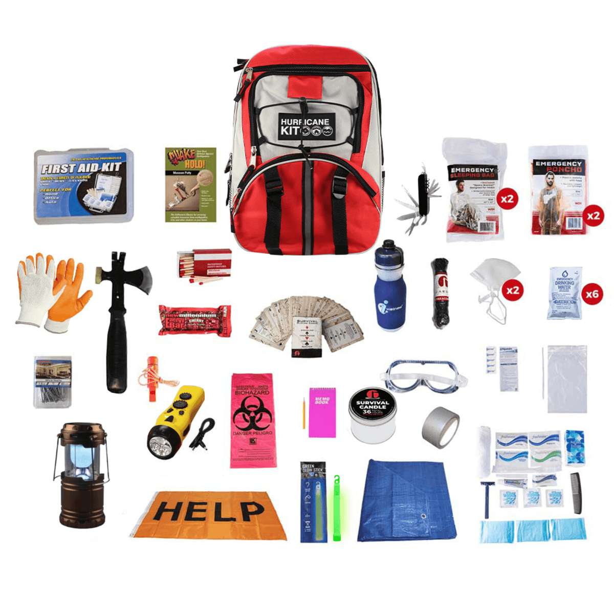 Hurricane Emergency Backpack Kit
