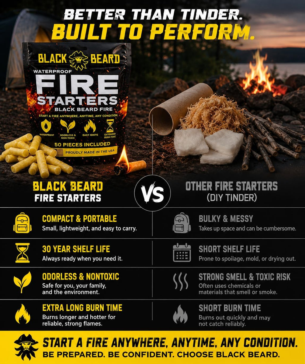 Black Beard Waterproof Fire Plugs