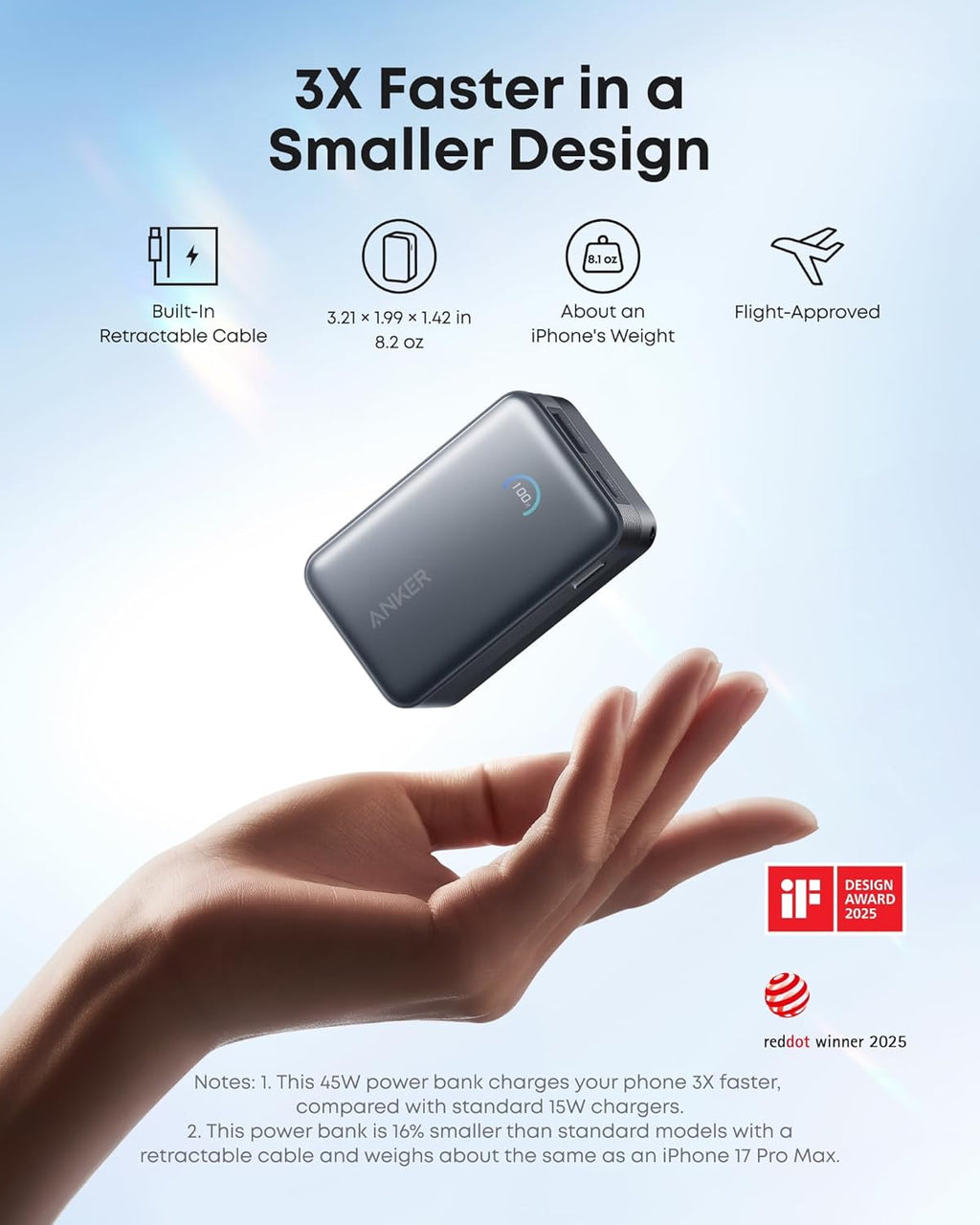 Anker Nano 10K USB-C Power Bank — 45W