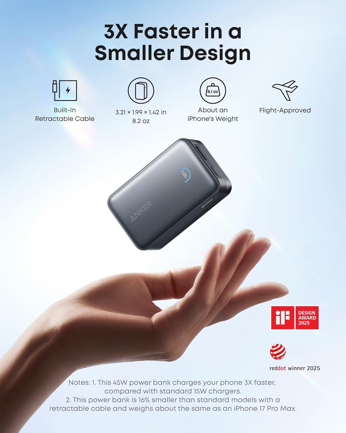 Anker Nano 10K USB-C Power Bank — 45W