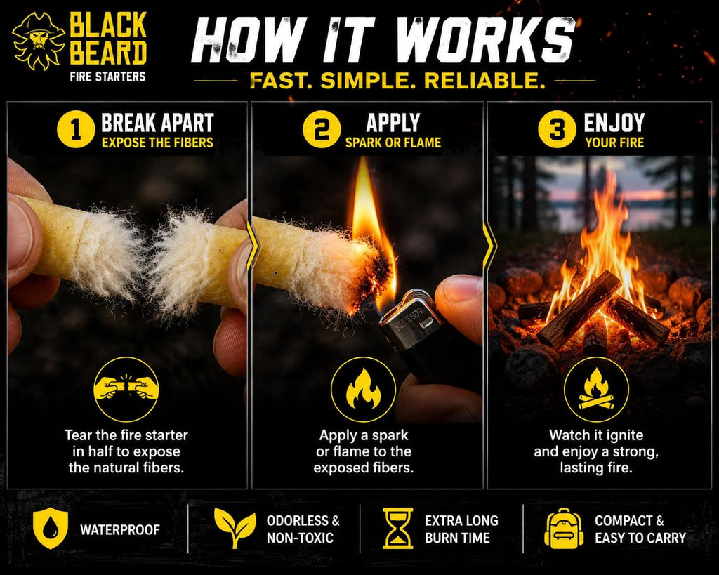 Black Beard Waterproof Fire Plugs