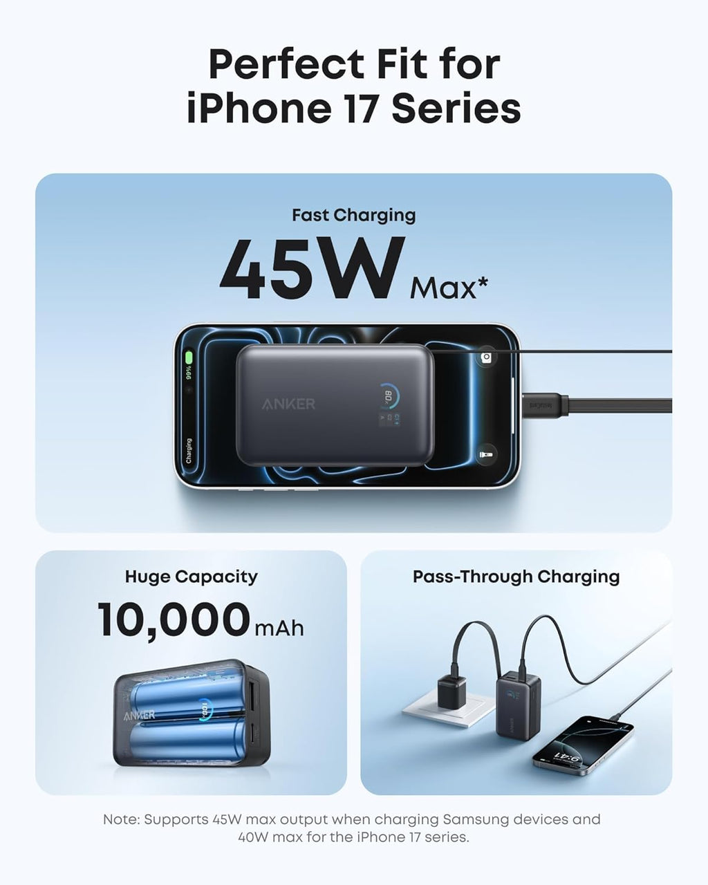 Anker Nano 10K USB-C Power Bank — 45W