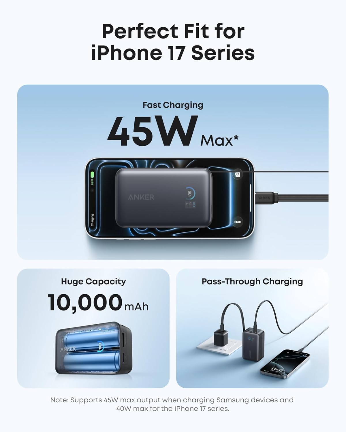 Anker Nano 10K USB-C Power Bank — 45W