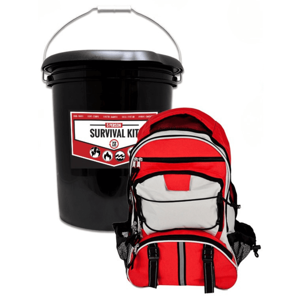 5-Person Emergency Survival Bucket Kit
