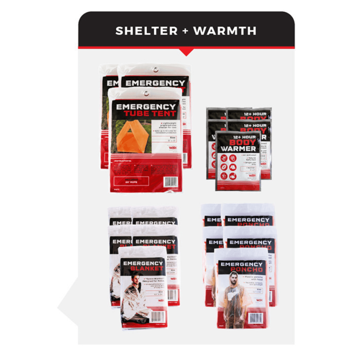 5-Person Emergency Survival Bucket Kit