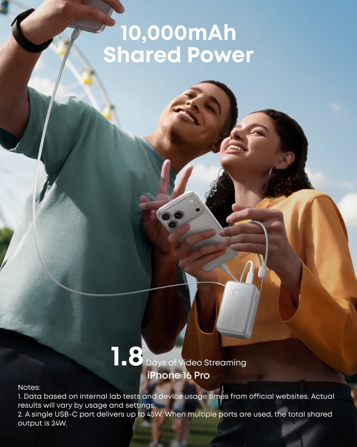 Anker Nano 10K USB-C Power Bank — 45W