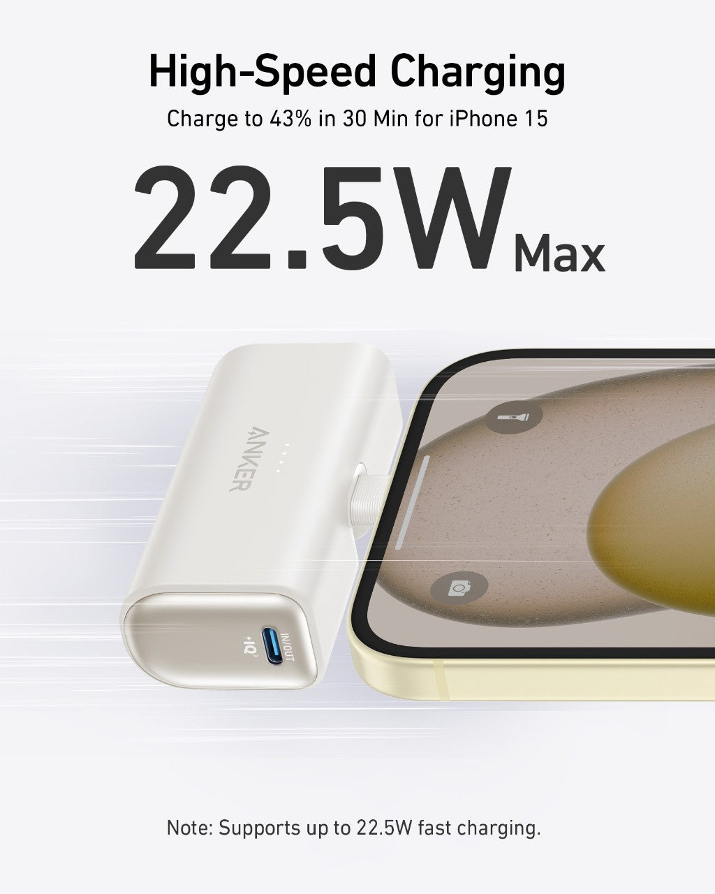 Anker Nano 5K USB-C Power Bank — 22.5W
