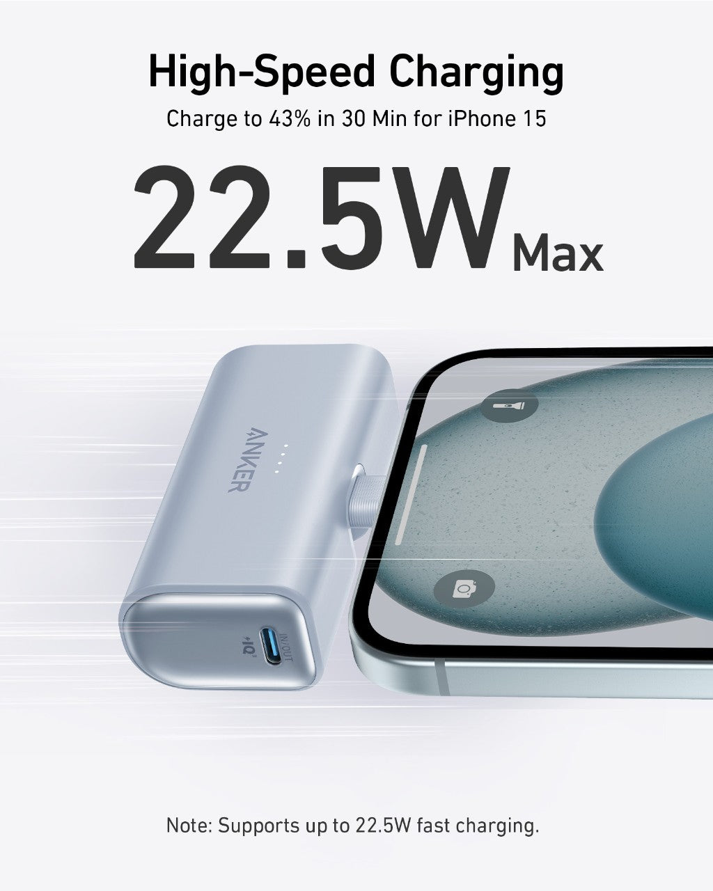 Anker Nano 5K USB-C Power Bank — 22.5W
