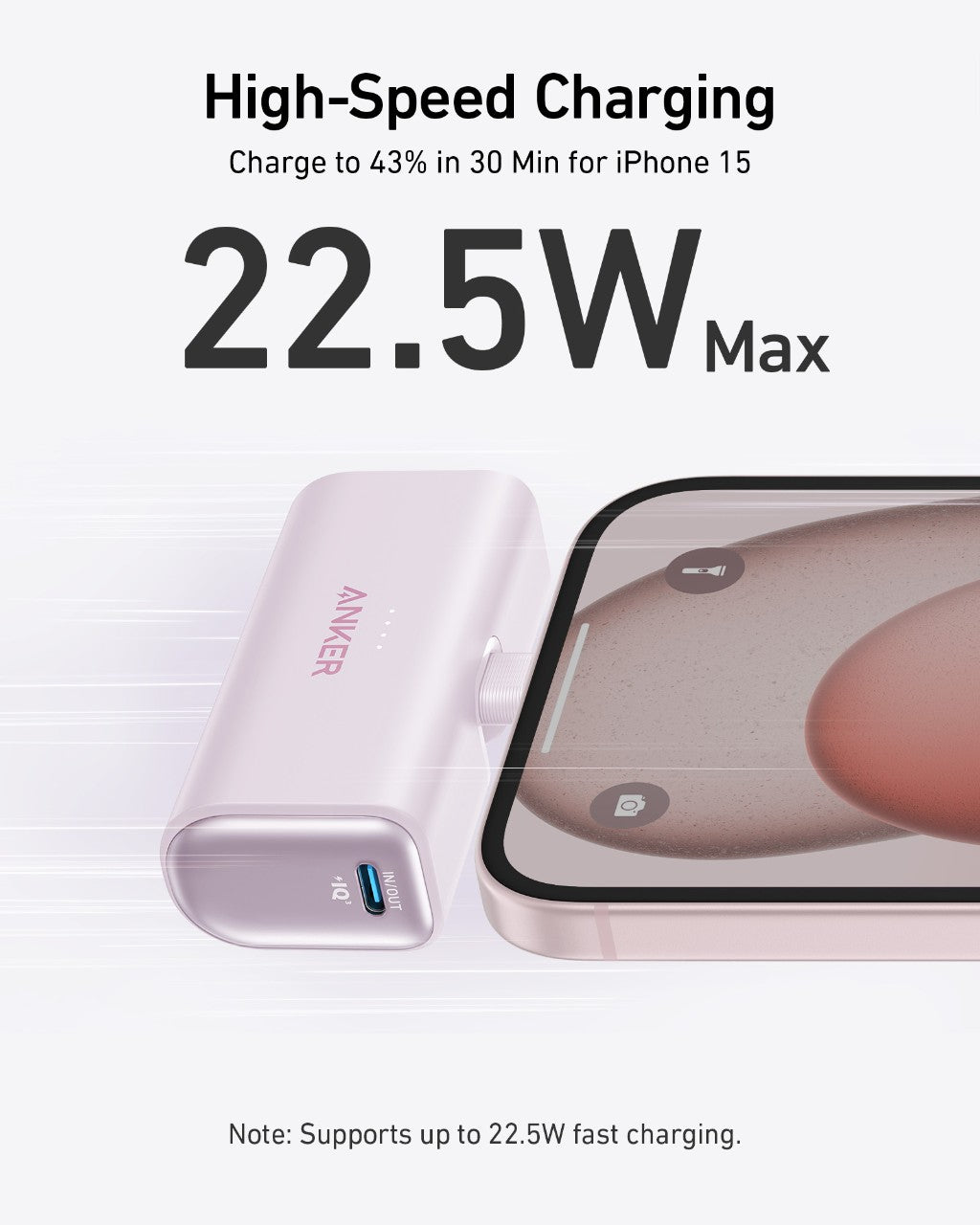 Anker Nano 5K USB-C Power Bank — 22.5W