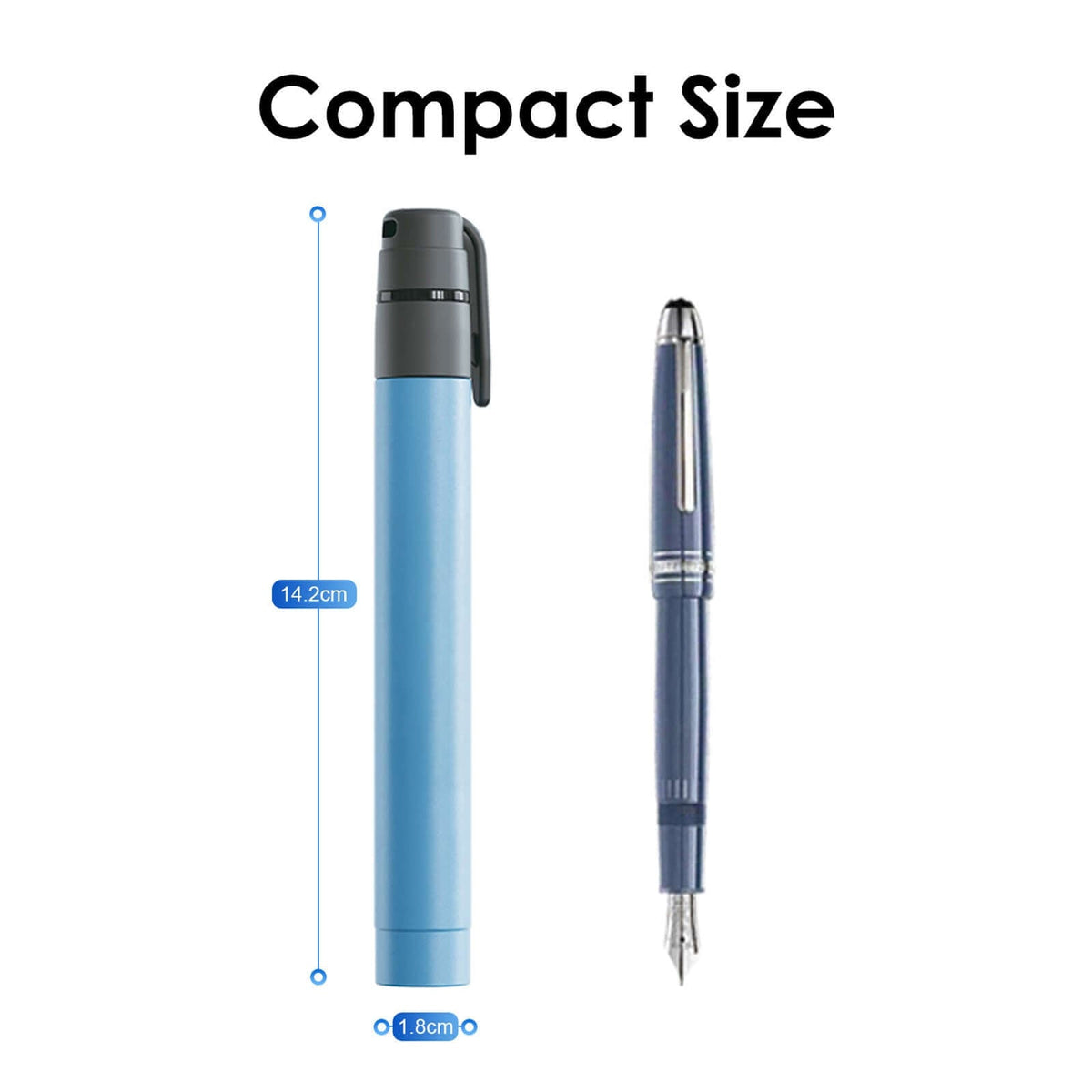 HygieniSafe® Compact Water Purification Straws — 2 Pack