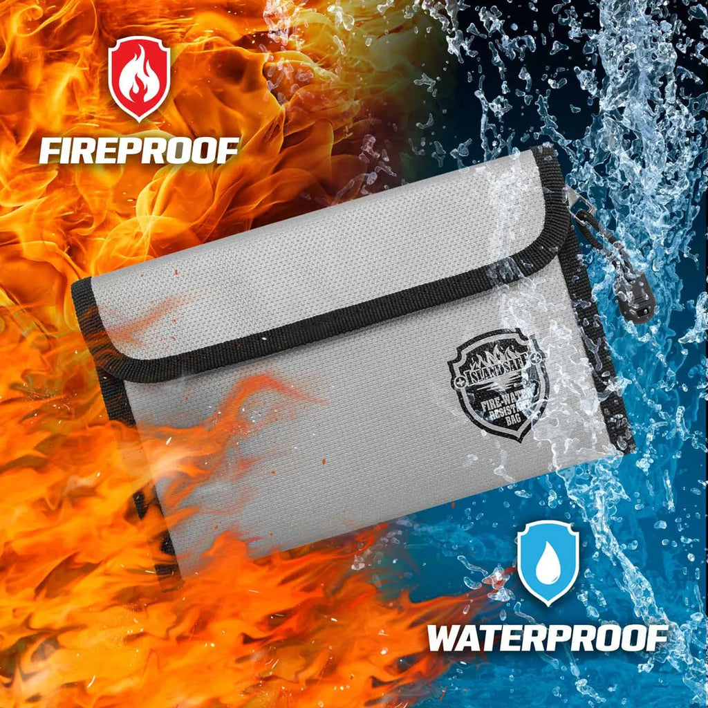 ISLANDSAFE FireVault Compact Fireproof Document Bag