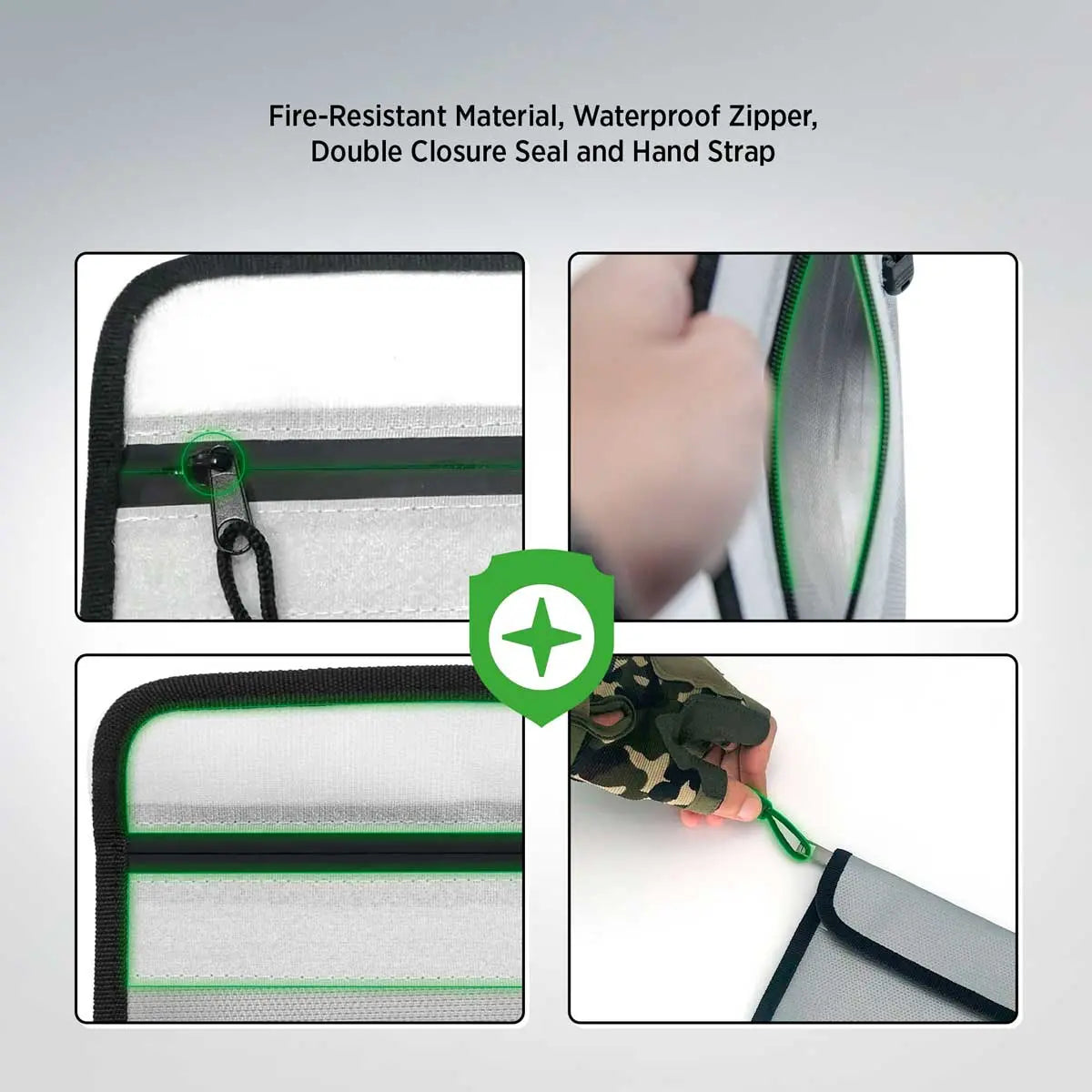 ISLANDSAFE FireVault Compact Fireproof Document Bag