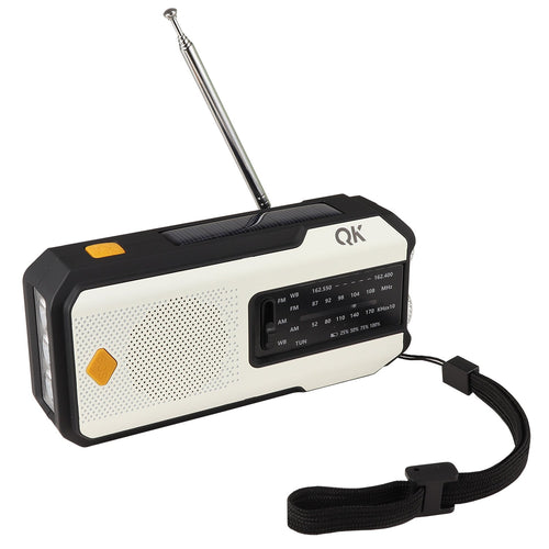 4-in-1 NOAA Emergency Radio + Flashlight