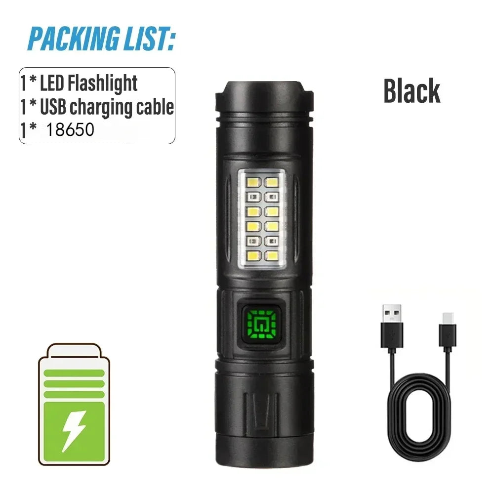 600-Lumen Rechargeable Emergency Flashlight