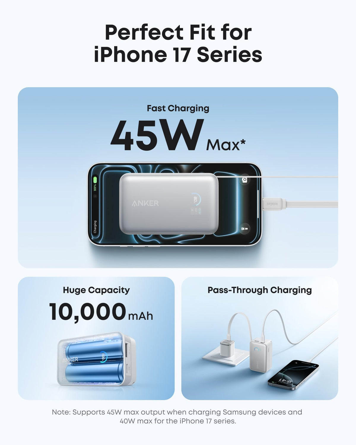 Anker Nano 10K USB-C Power Bank — 45W
