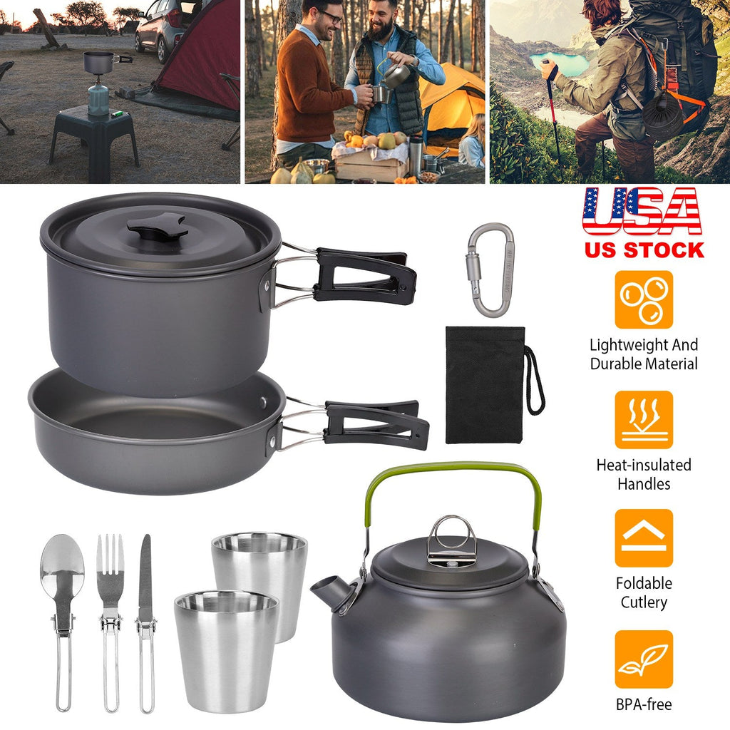 12-Piece Camping Cookware Set