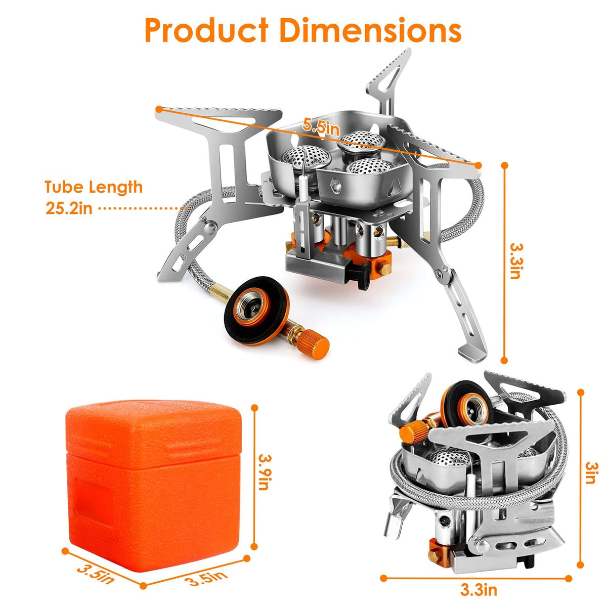 4000W Foldable Camping Stove