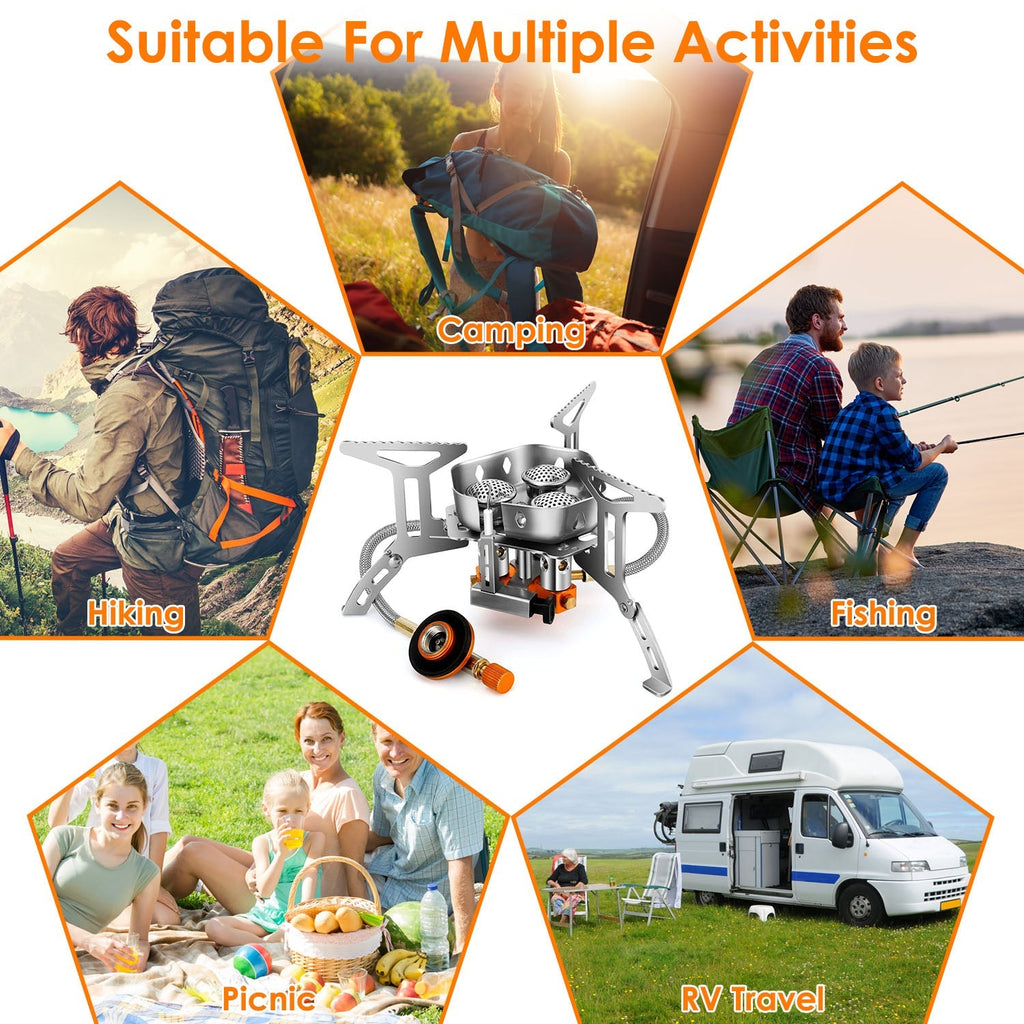 4000W Foldable Camping Stove