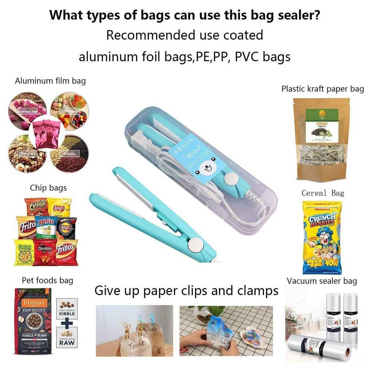 Mini Portable Food Bag Sealer