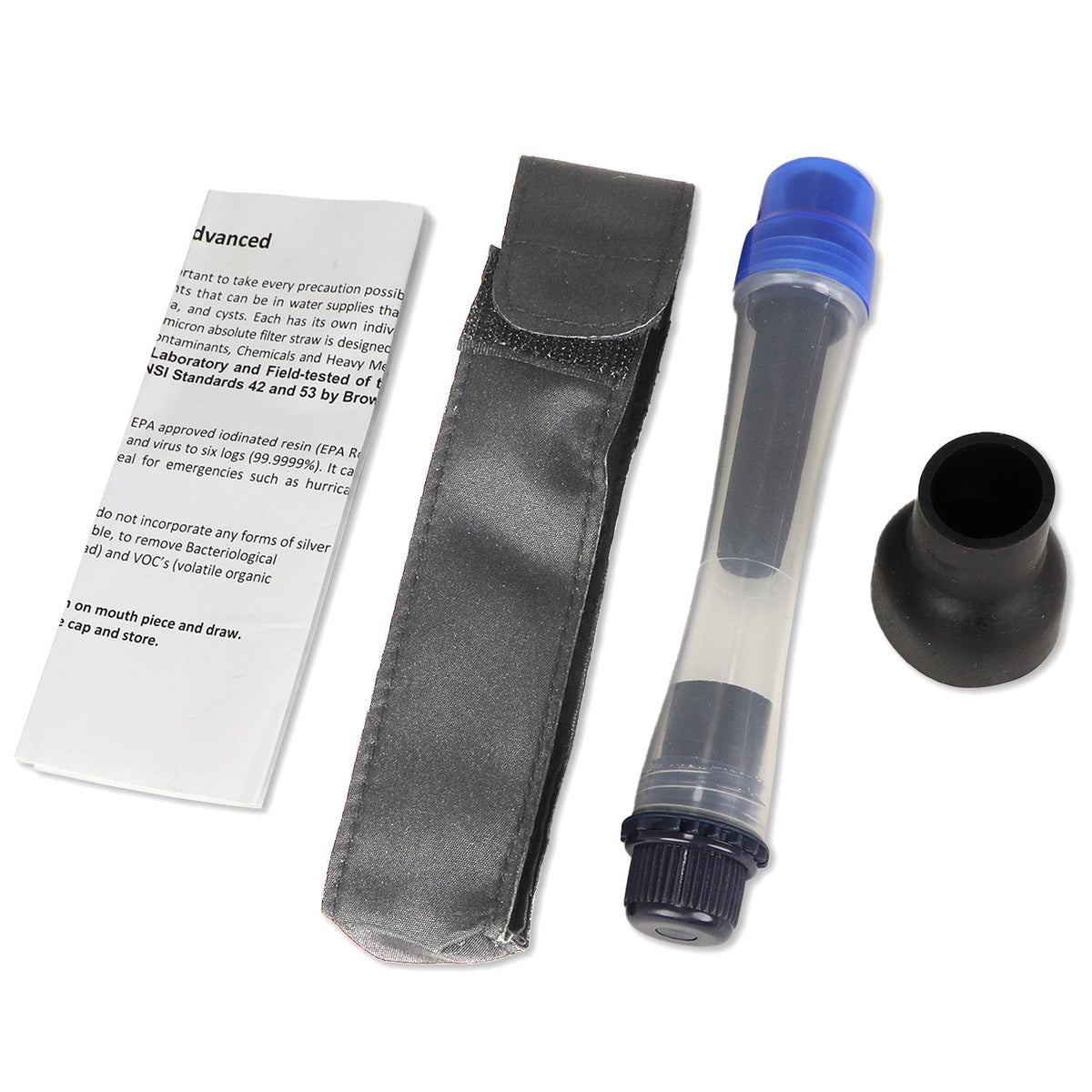 Personal Water Purification Straw